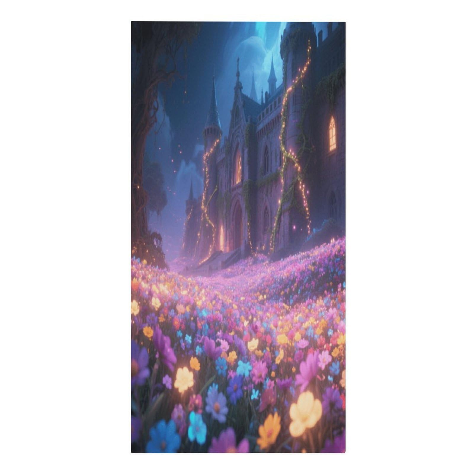 Fekiloot Men's Style Mysterious Castle Large Beach Towel, Travel Towel For Adults Wo, Pool Towels For Beach, Camping, Swim Pool, Gym, Sports& Yoga 61.4"X30.3"