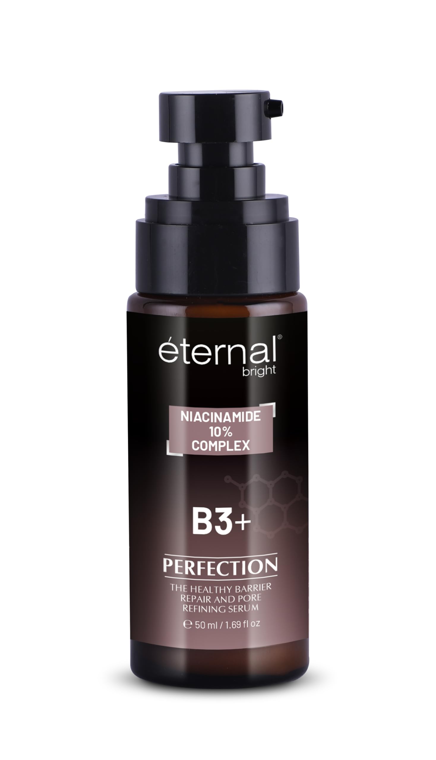 Eternal Bright Niacinamide Serum – 10% Niacinamide + Zinc PCA + Hyaluronic Acid | Brightens Skin, Minimizes Pores & Controls Oil | For All Skin Types | 50 ml