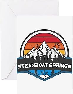 CafePress Steamboat Ski Steamboat Springs Colorado Greeting Cards Folded Greeting Card Matte