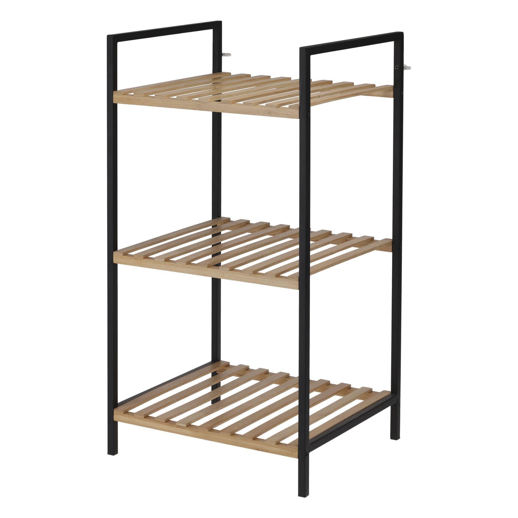 Étagère salle de bain 3 niveaux Well Home pour organiser vos cosmétiques au quotidien