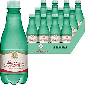 Água Mineral C/ Gás Pet SÃO LOURENÇO 300ml (12 unidades)