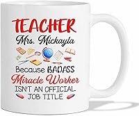 Vista 8 de Teachers Plant Seeds That Grow Forever - Taza de té de cerámica blanca de 11 onzas, 15 onzas, taza de café personalizada de agradecimiento al