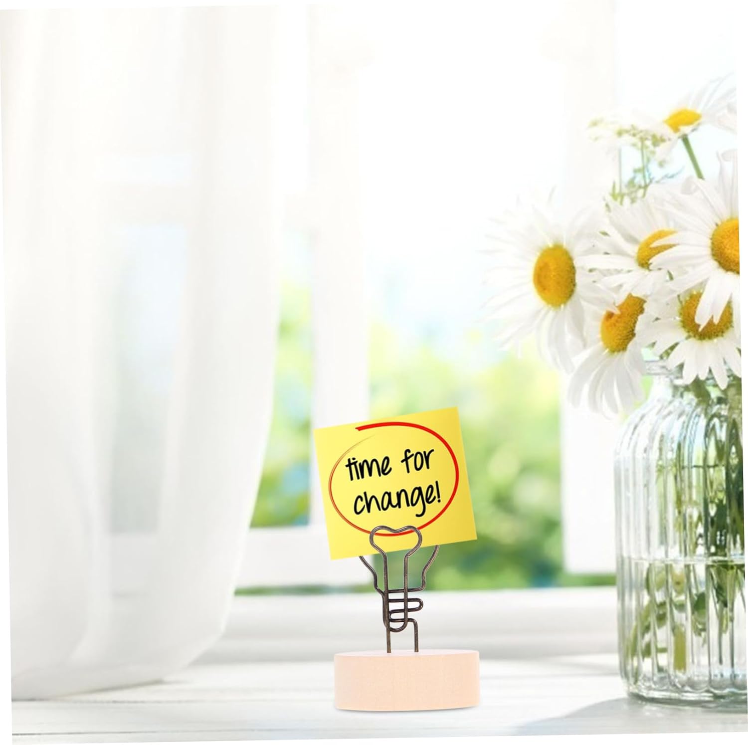 12Pcs Vintage Photo Clip Holders with Base Memo Card Stands for Home Decor Table Sign Holders for Weddings Parties and Events Creative Design with Flower Bulb Flamingo Styles
