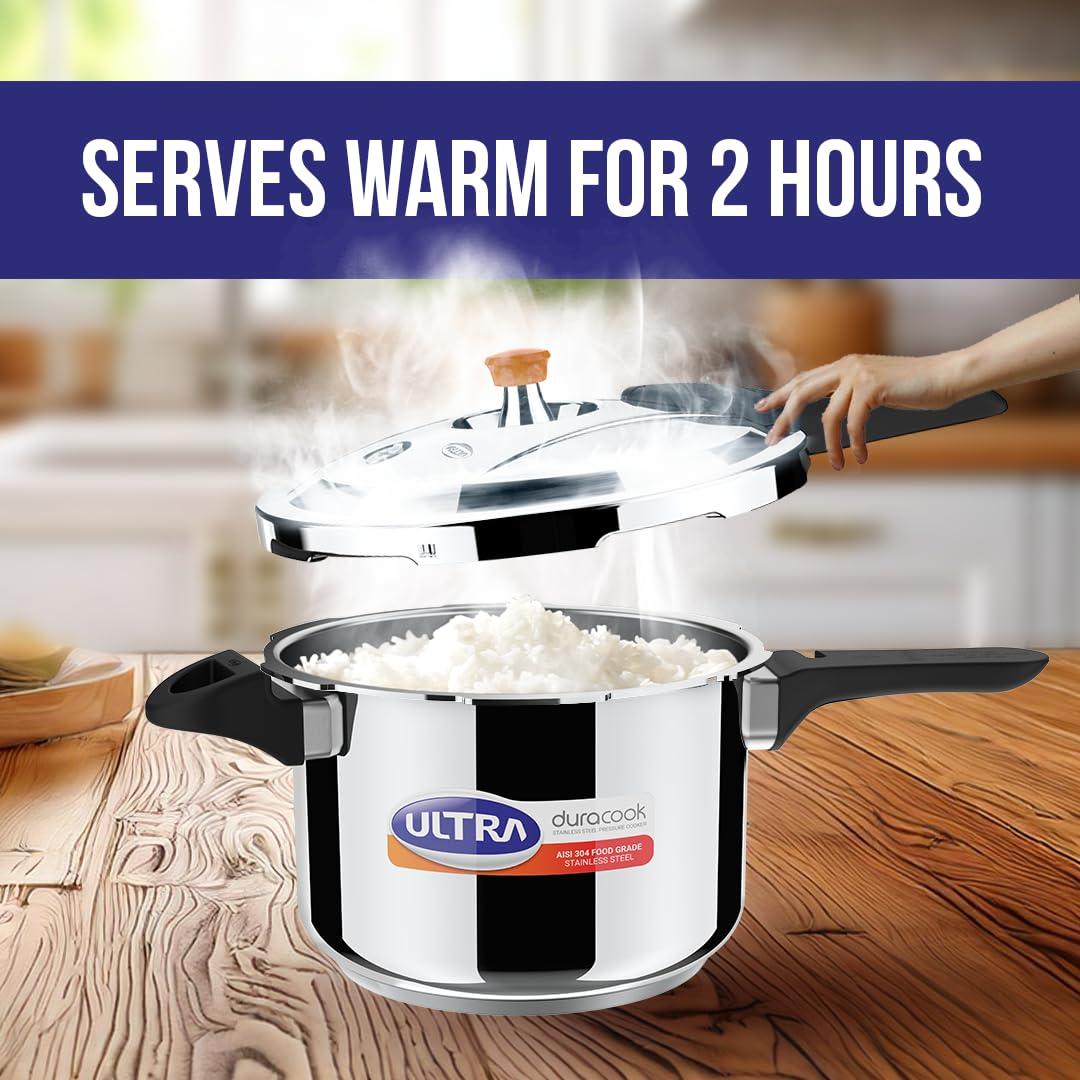 Ultra Duracook Pressure Cooker Litre Aisi 304 Food