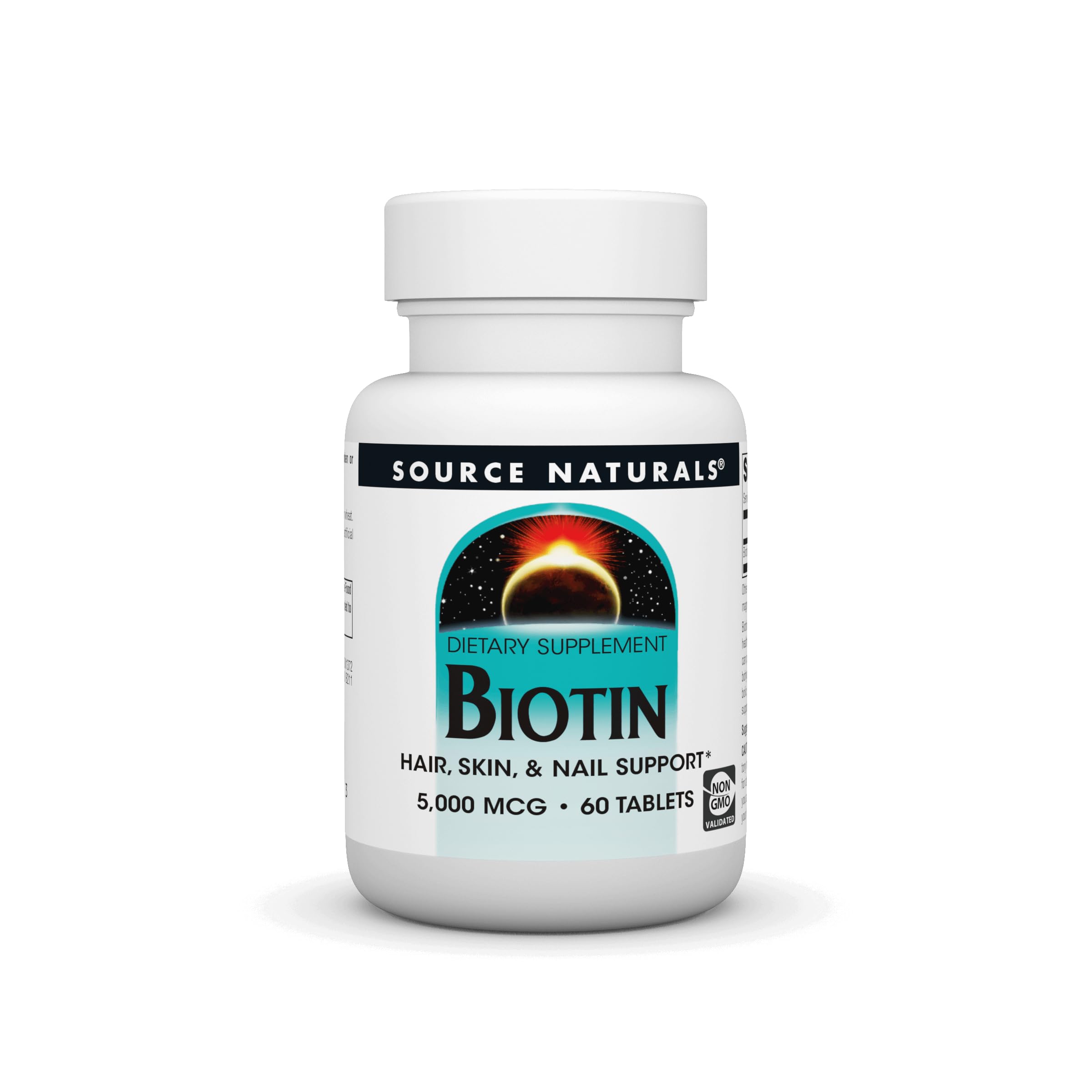 Biotin 5,000 MCG • 60 Tablets