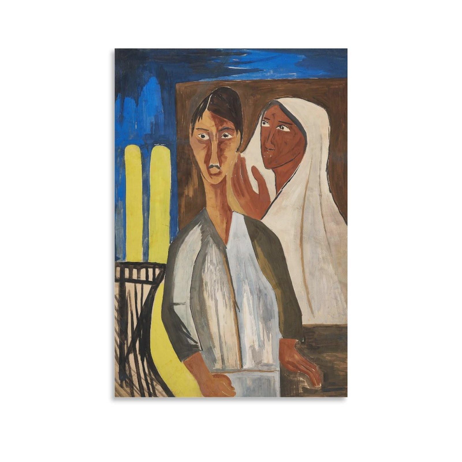 KLAGCBDF RAM KUMAR Untitled (9) Picture Print Canvas Poster Wall Paint Art Posters Decor Modern Home Artworks 24x36inch(60x90cm)