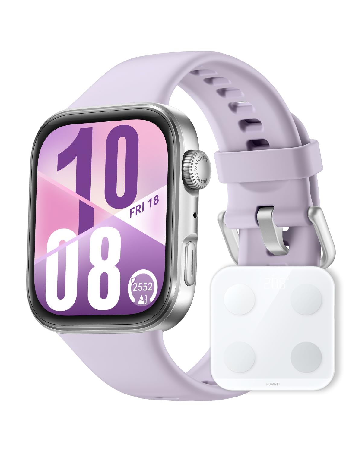 Amazon.co.jp: HUAWEI WATCH FIT 4 パープル+HUAWEI Scale 3 Bluetooth 