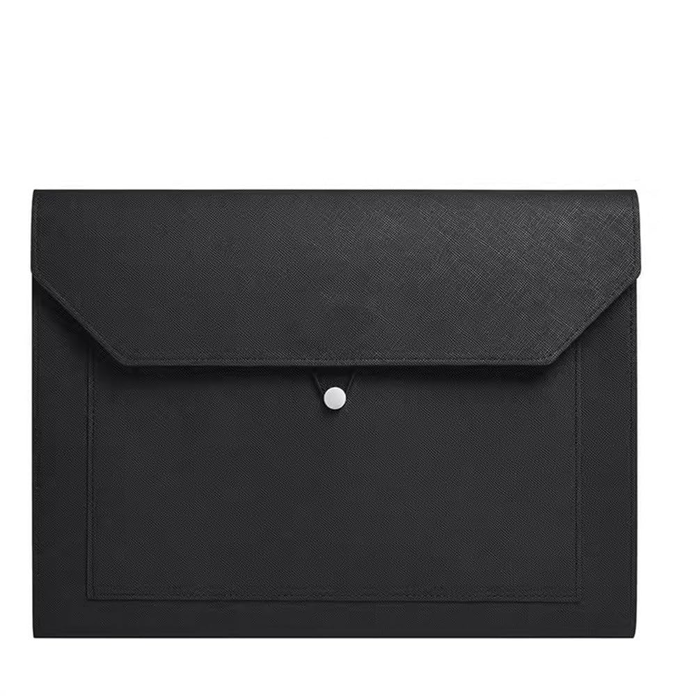 Porte-Documents Enveloppe Pochette à Fermeture éclair for factures A4, Porte-Documents, contrat(Schwarz)