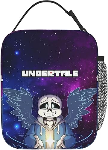 Miniatura 3 de Un-der tale Sans - Lonchera aislada, reutilizable, portátil, para mujeres, hombres, trabajo, oficina, picnic, viajes