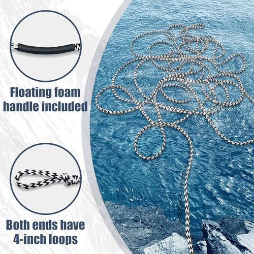 Image of Boat Tow Rope 60ft 1-6 Riders, Floating Ropes for Towable Tubes