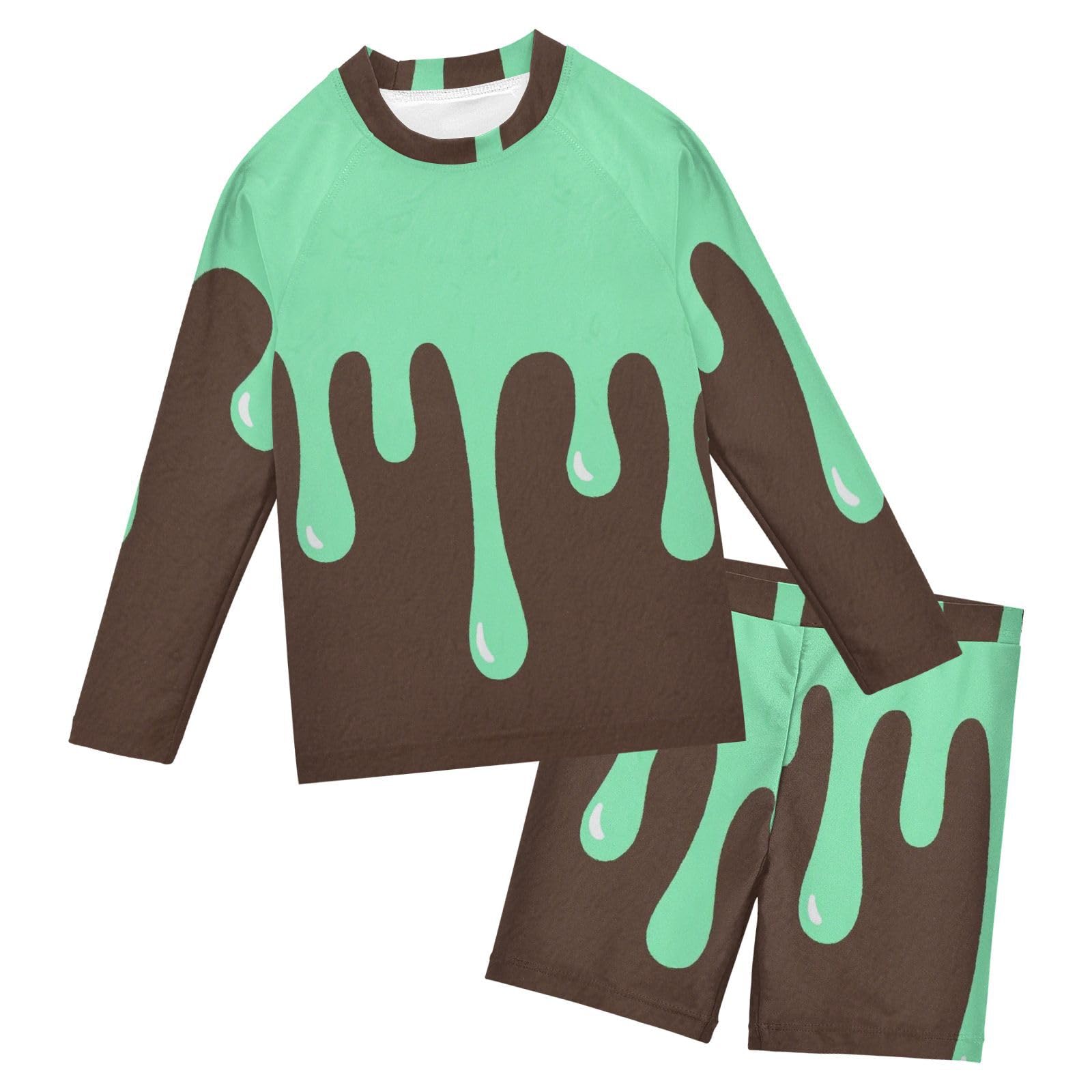 Conjunto de protección UV Drip Style para niños de 3 a 10 años en manga larga 6