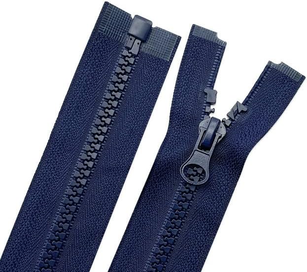 4PCS 5 16 Inch Separating Zippers(Openend Zipper) for