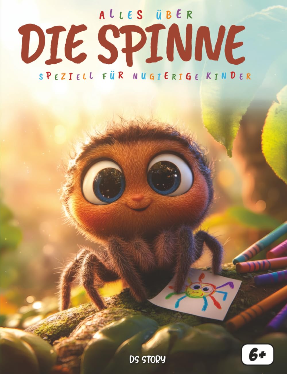 Alles über Spinnen wissen: Der Ratgeber für kleine Entdecker: Faszinierende Fakten über Netzbau, Superkräfte und Legenden mit Quiz und Ausmalbildern für Kinder ab 6 Jahren