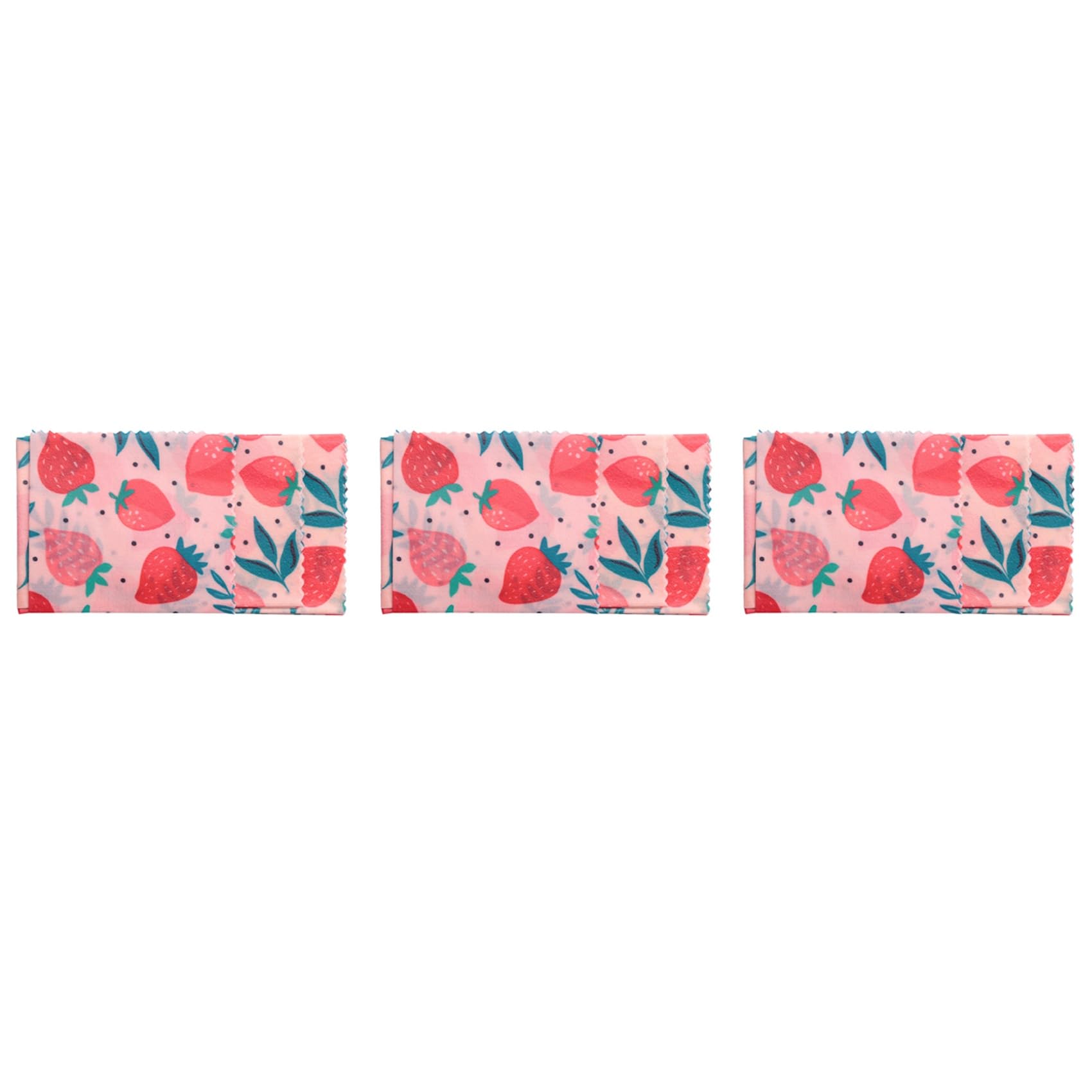 Hndhbfgrt 3Set Reusable Beeswax Cloth Wrap Food Bag Lid Jungle Party Bees Wax Wrap for Sandwich Cheese