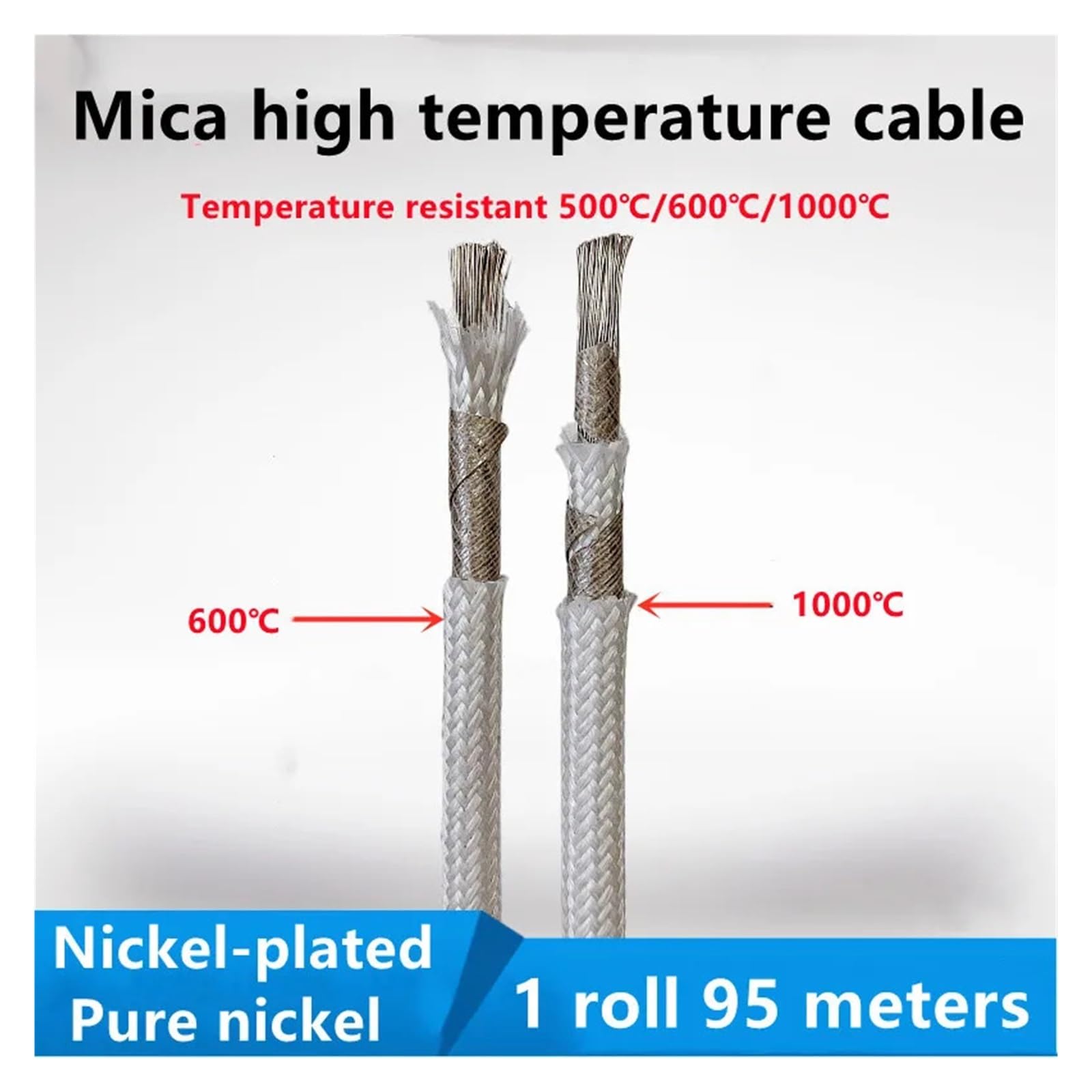 Hoge temperatuur draad kabel puur nikkel lijm hoge temperatuur draad 18 Hoge temperatuur draad kabel puur nikkel lijm hoge temperatuur draad 18