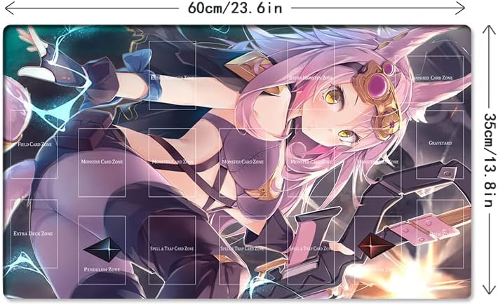 Miniatura 5 de Alfombra de juego Tri-Brigade Ferrijit The Barren Blossom TCG CCG Card Play Mat + bolsa gratis (ZD014-433-A)