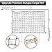 EZYKOO Truck Nets, 4' X 6' Heavy Duty Truck Bed Net, Cargo Net,Max Stretches to 8' X 11' with 14 pcs Upgrade Durable Carabiners Hooks,4X4 Small Mesh fit Universal Truck Bed (4'x6')