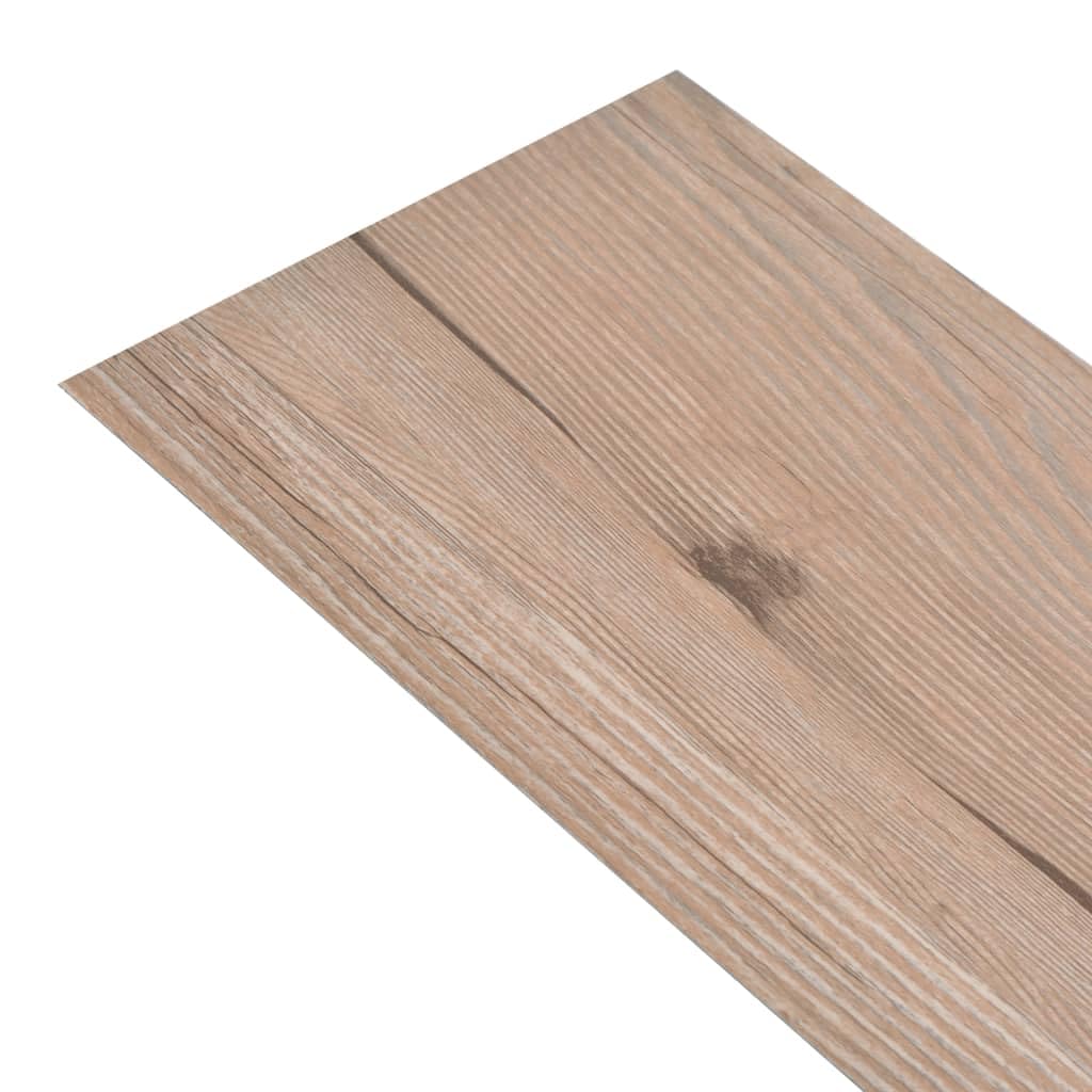 Home & Garden - Pavimento autoadesivo in PVC, 5,02 m, 2 mm, colore: marrone rovere