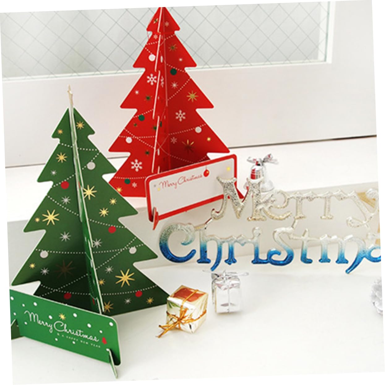 Tofficu 12sätze Weihnachtskarte Kreative Grußkarten Für Weihnachten Teiliges Mit Umschlägen Für Weihnachtswünsche Und Festliche Anlässe Beliebte Weihnachtsdekoration