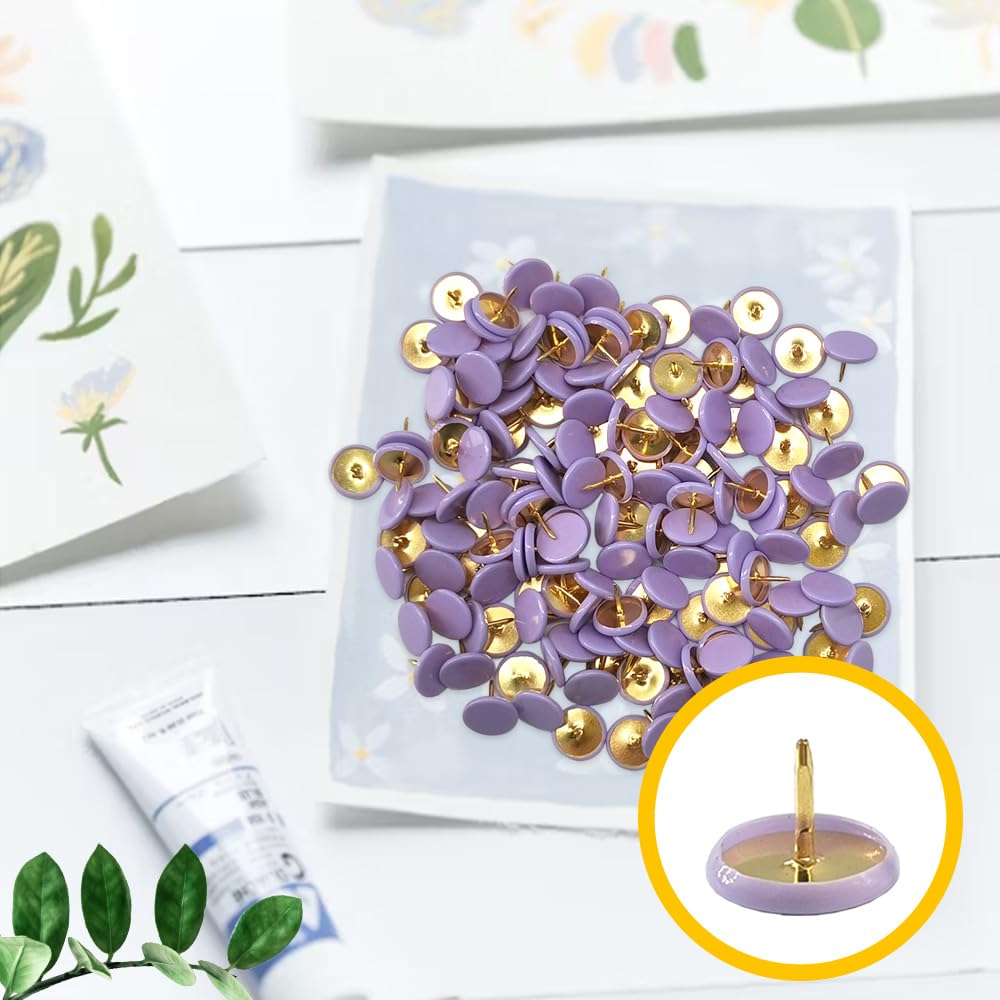 200 Stück Dekoratives DIY-Werkzeug, Runde Kugel-Kunststoff-Reißzwecken