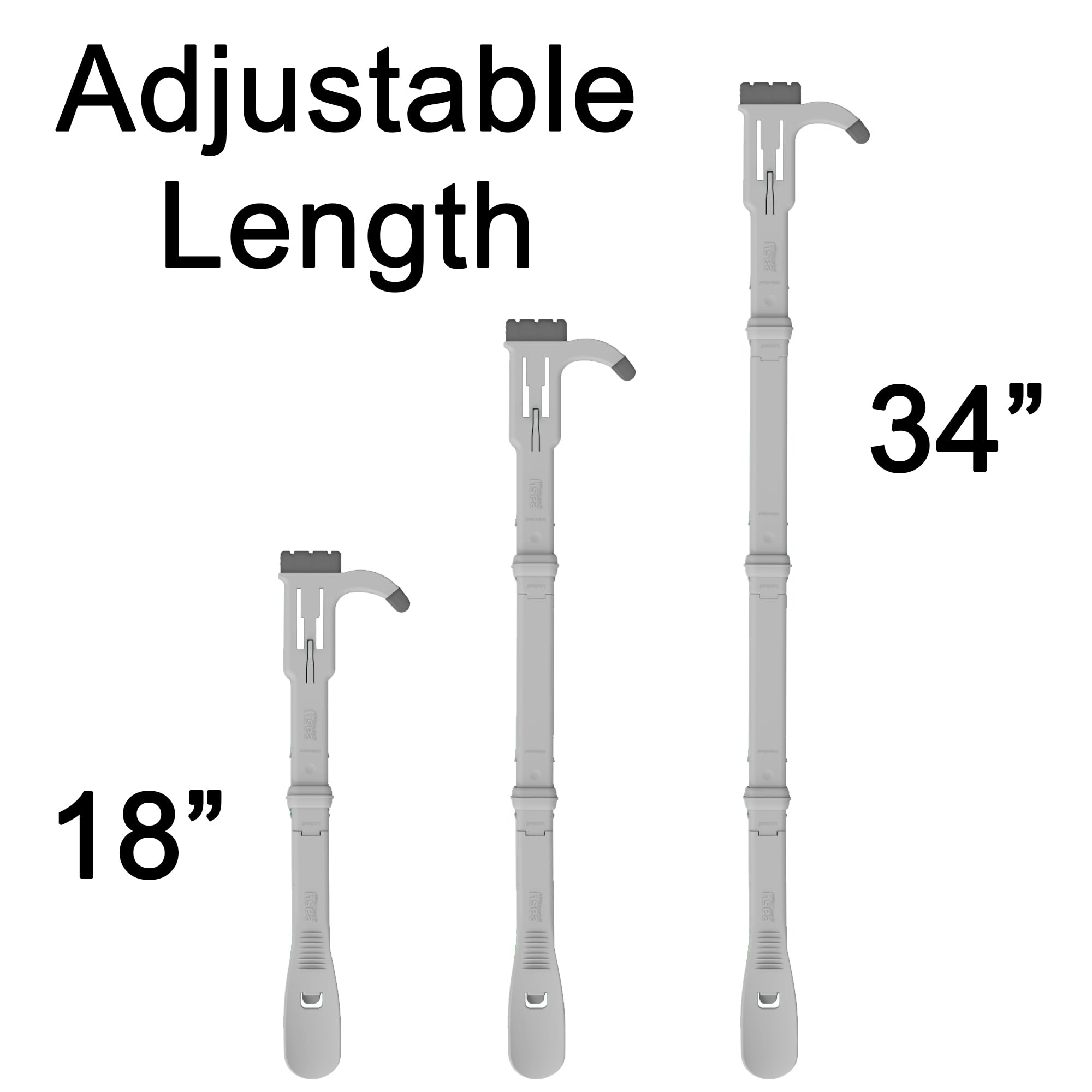 Calzador y removedor de calcetines de mango largo (26 pulgadas), ayuda grande para vendajes para personas mayores, ancianos, discapacitados, nutria para calcetines Easy To Use Products