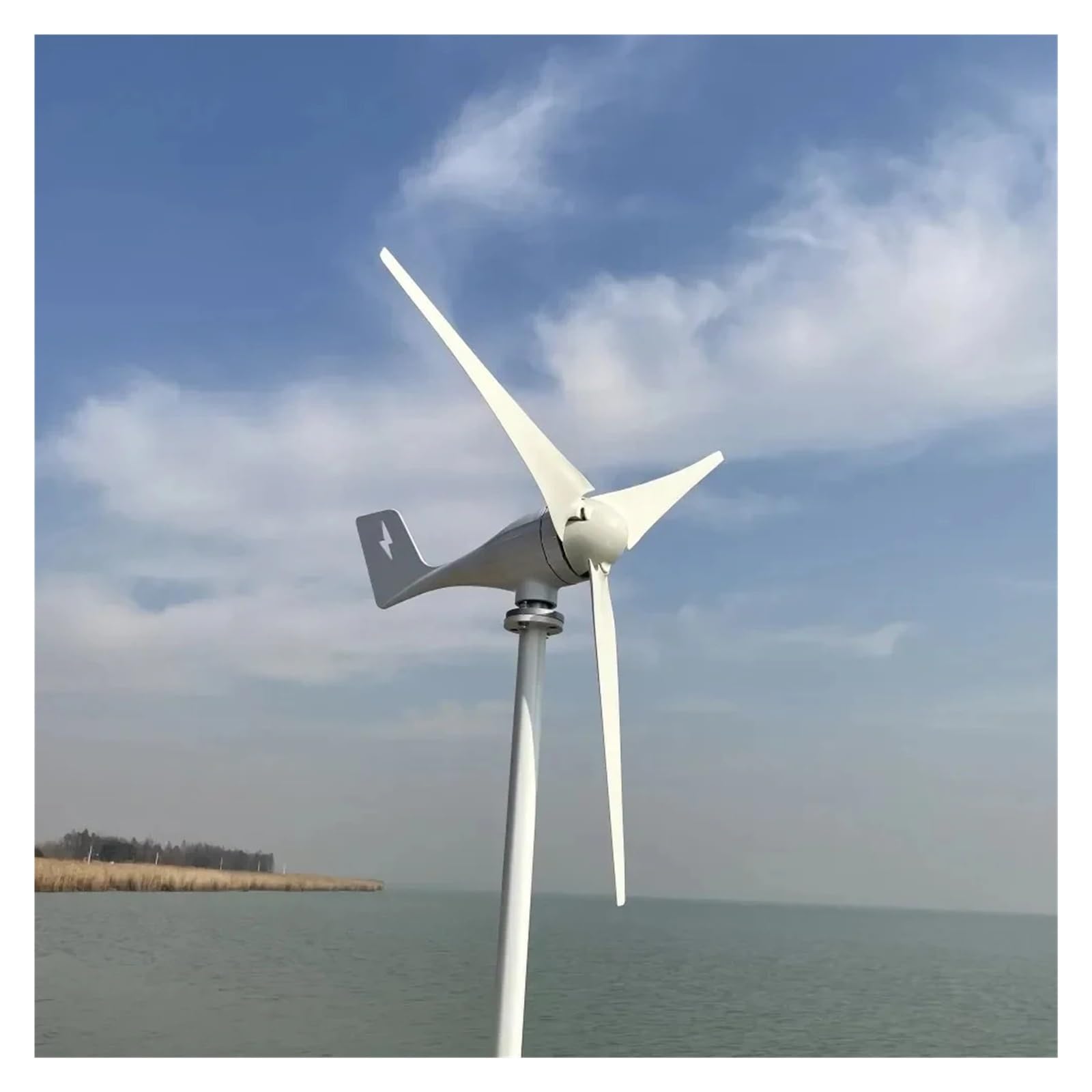 7000 W 12 V 24 V 48 V Wiatraki Generator Poziomy System Turbiny Wiatrowej Elektrownia Akumulator Z Ładowaniem Hybrydowy Kontroler Falownik(Wind turbine only,24V,7000W)