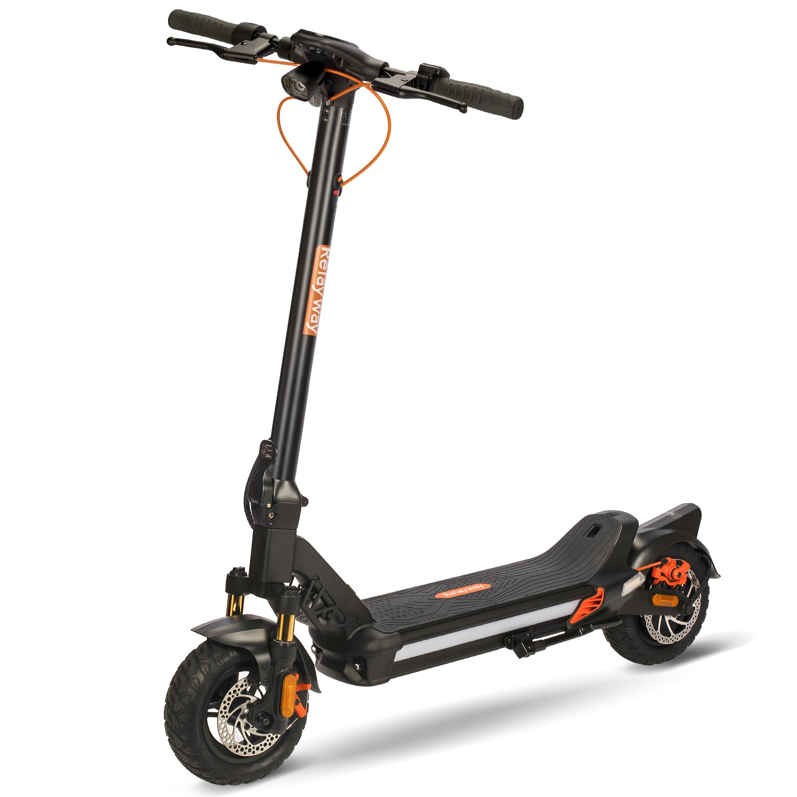 Off Road Electric Scooter Long Range, Fast Electric Scooter 30 Mph Speed, 300 lb Capacity & Dual Suspension