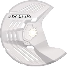 Acerbis X-Brake Linear Front Disc Cover White Compatible with Yamaha YZ125/250 2004-2026/YZ250F/450F 2014-2026/Compatible with Kawasaki KX250/X/450X 2021-2026/KX450 2020-2026 - 2985050002