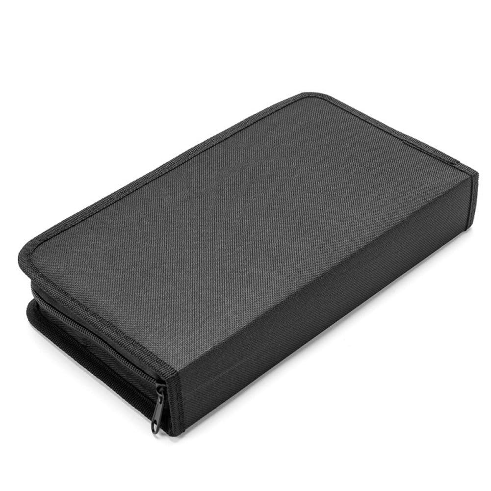 Etui DVD z tkaniny Oxford, etui do przechowywania 80, twarde przenośne etui ochronne na płyty.