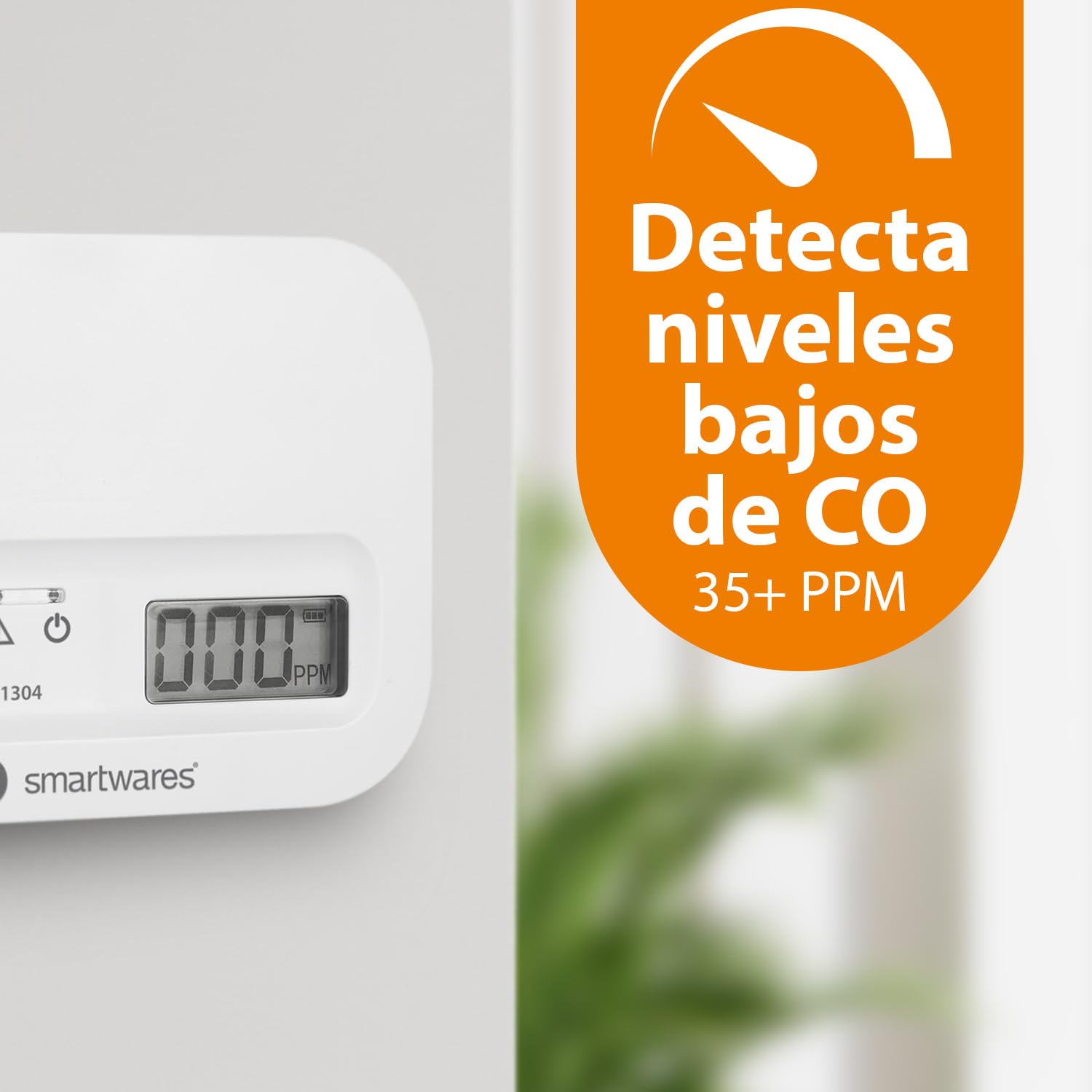 Smartwares Kit de Seguridad – Detector de Humo y Detector de CO Incluido – Botón de Prueba – Pilas reemplazables Incluidas – Vida útil 10 años - FSE-19204