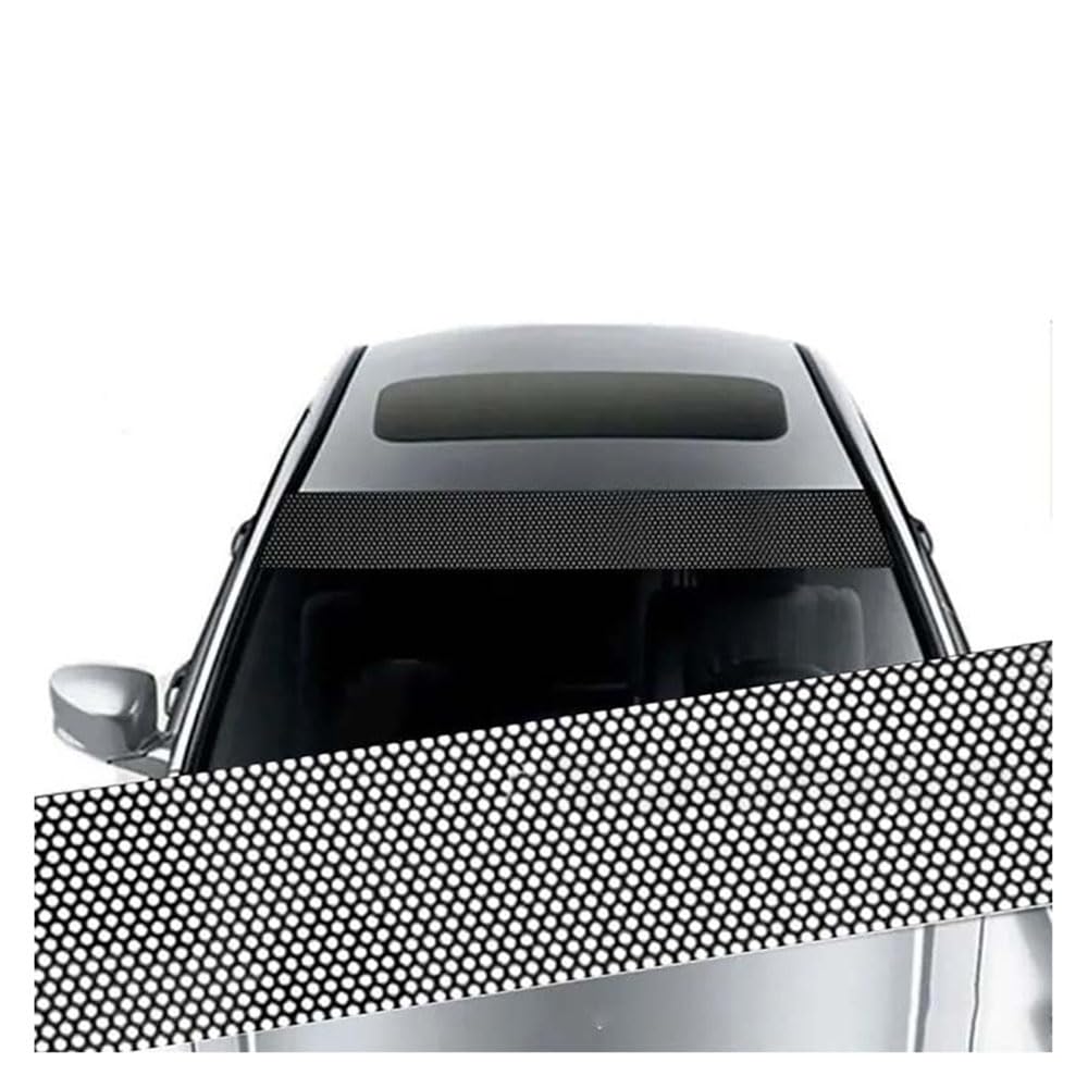 Ayben Car Windscreen Sunstrip, For Ford Fiesta/Fiesta Zetec S/Fiesta Mountune/Fiesta St 2000-2024 Car Sun Strip Car Windshield Sticker, Pvc Windshield Sticker For Automobiles,C