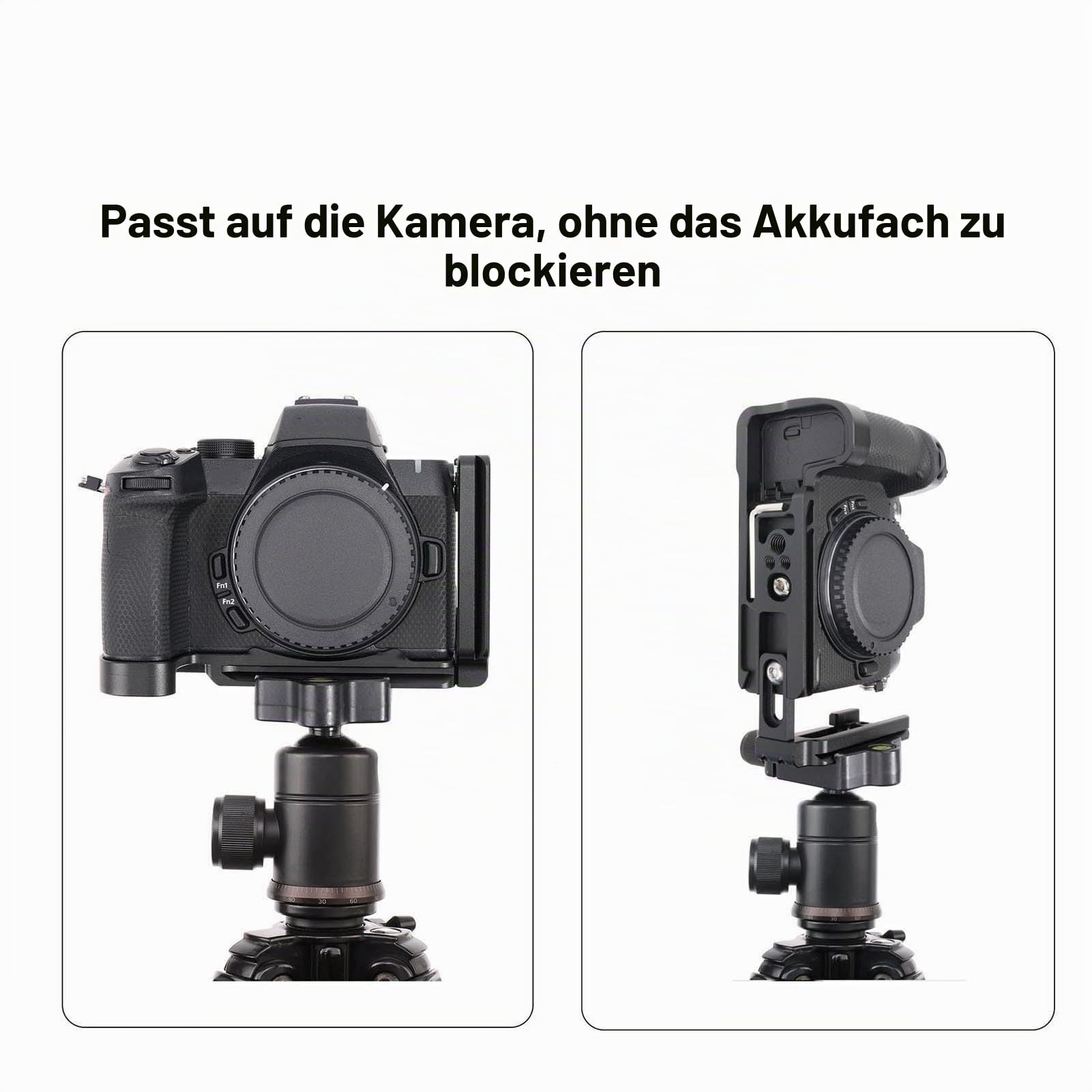 Kamera L Winkelhalterung mit Schnellwechselplatte