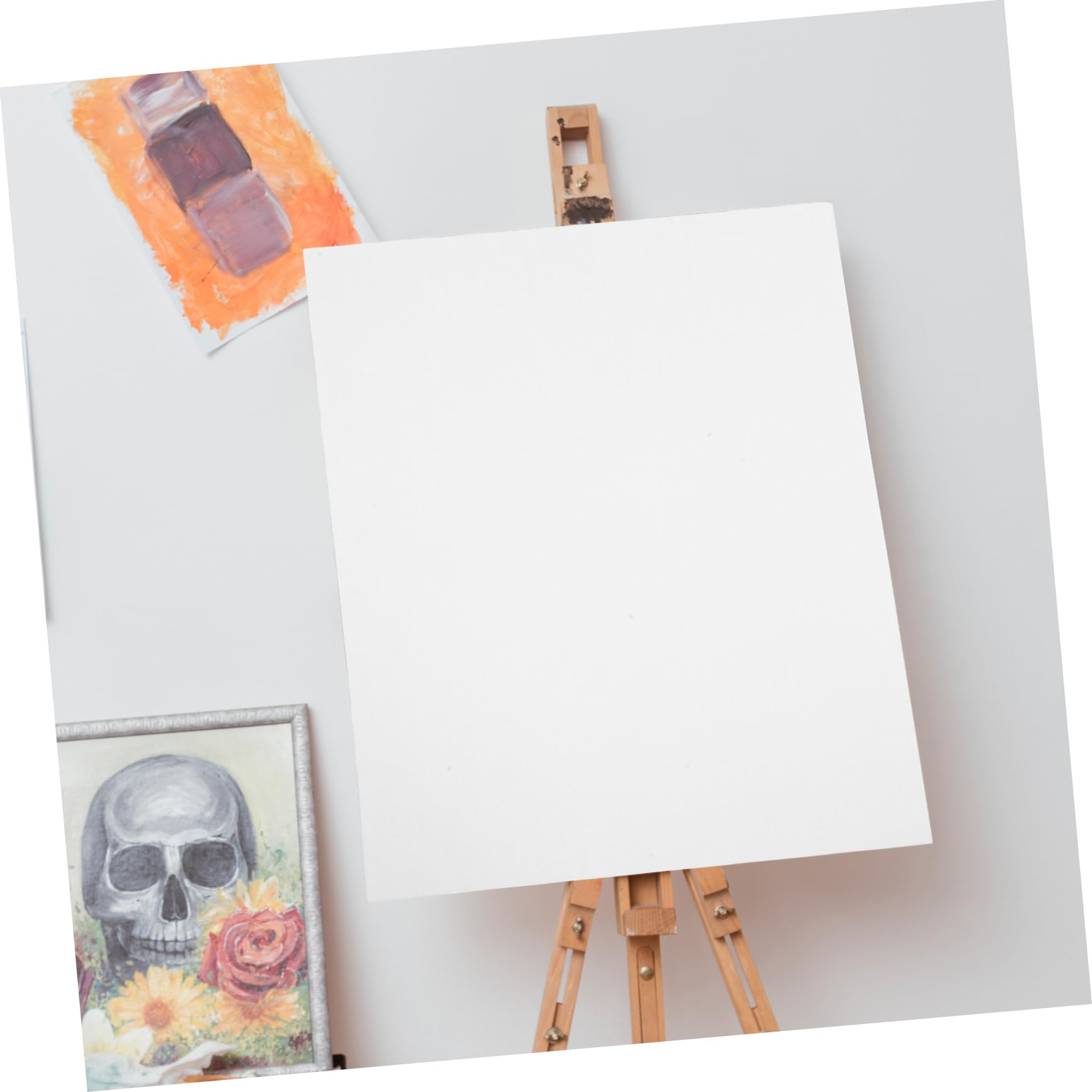 SHINEOFI 20 Stk Schaumstoffplatte Posterkarton aus Polystyrol Bastelschaumwürfel Wandpaneel aus Schaumstoff Schaumstoffkernplatte Bastelschaumblock dicke Plakatwand Modellbaumaterial Weiß