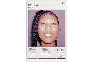 BROLEO Drake Poster Her Loss Album Cover Poster Canvas Art Painting Decor...