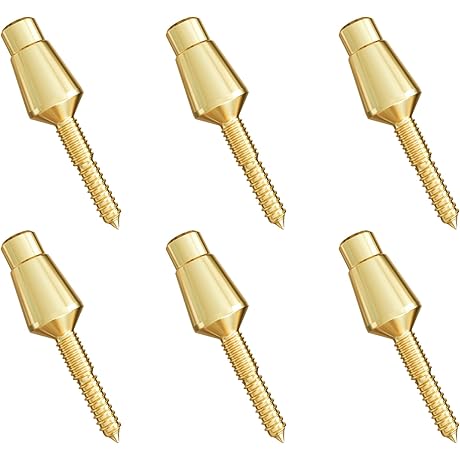 6-Pack Door Hinge Screws for Enhanced Security and Hinge Accessories