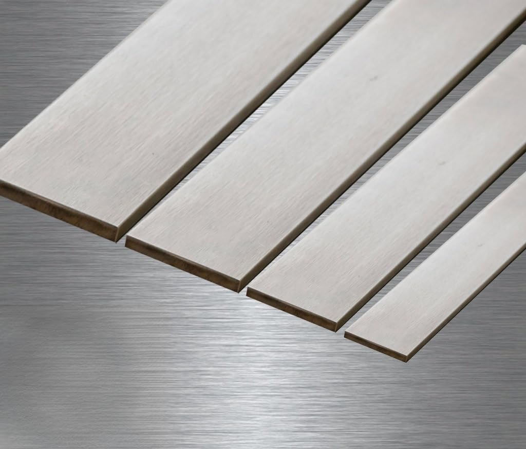 Messerstahl // 1.2067 (102Cr6) Dauerschnittstahl/Gehärtet (1000 x 200 x 2.5 mm)