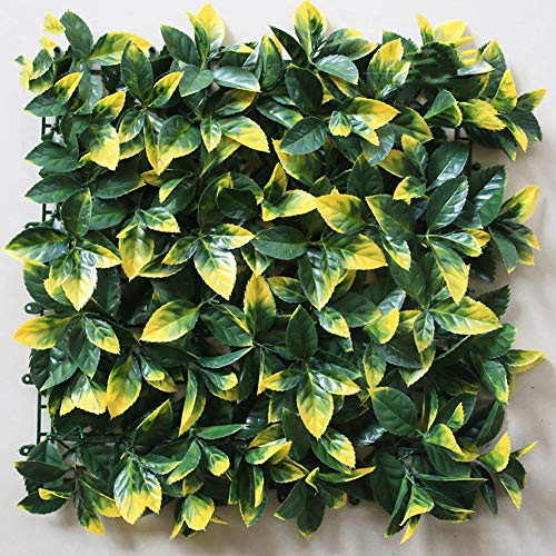 WEWE Privacidad Seto De Césped Artificial,Usar como Muros Falsos De Vegetay Planta Topiary Adecuada Tanto para Exteriores como para Interiores Decoración del Hogar-t 50x50cm(20x20inch)