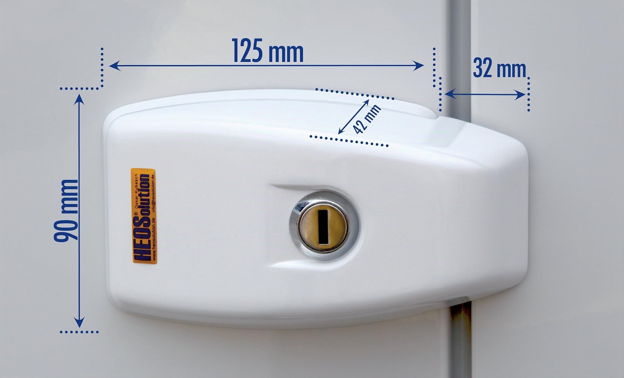 HEOSolution HEOSafe Van Security 2 Stück, schwarz