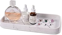 Vista 10 de Bandeja de tocador para lavabo de baño, bandeja grande de resina para baño, organizador de perfume rectangular, bandeja decorativa para tocador