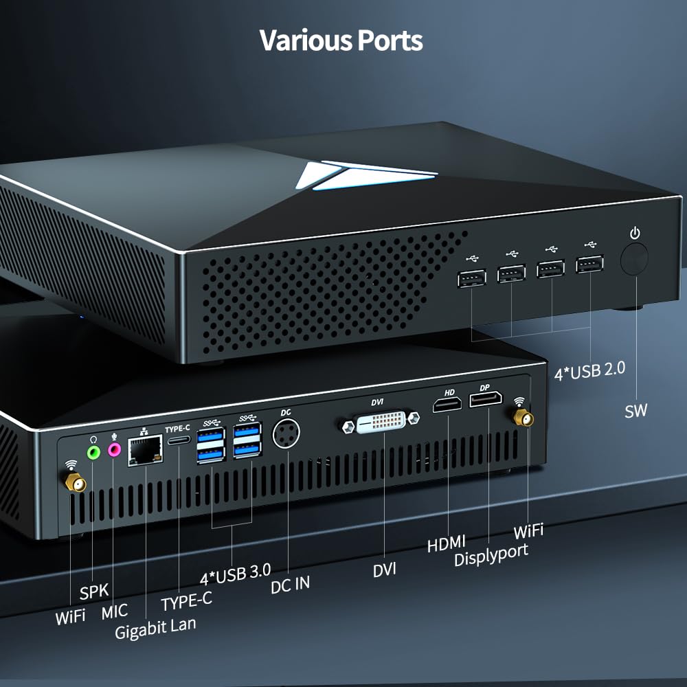 Amazon.co.jp: ミニ PC Core i5-9600F、デスクトップPC GeForce