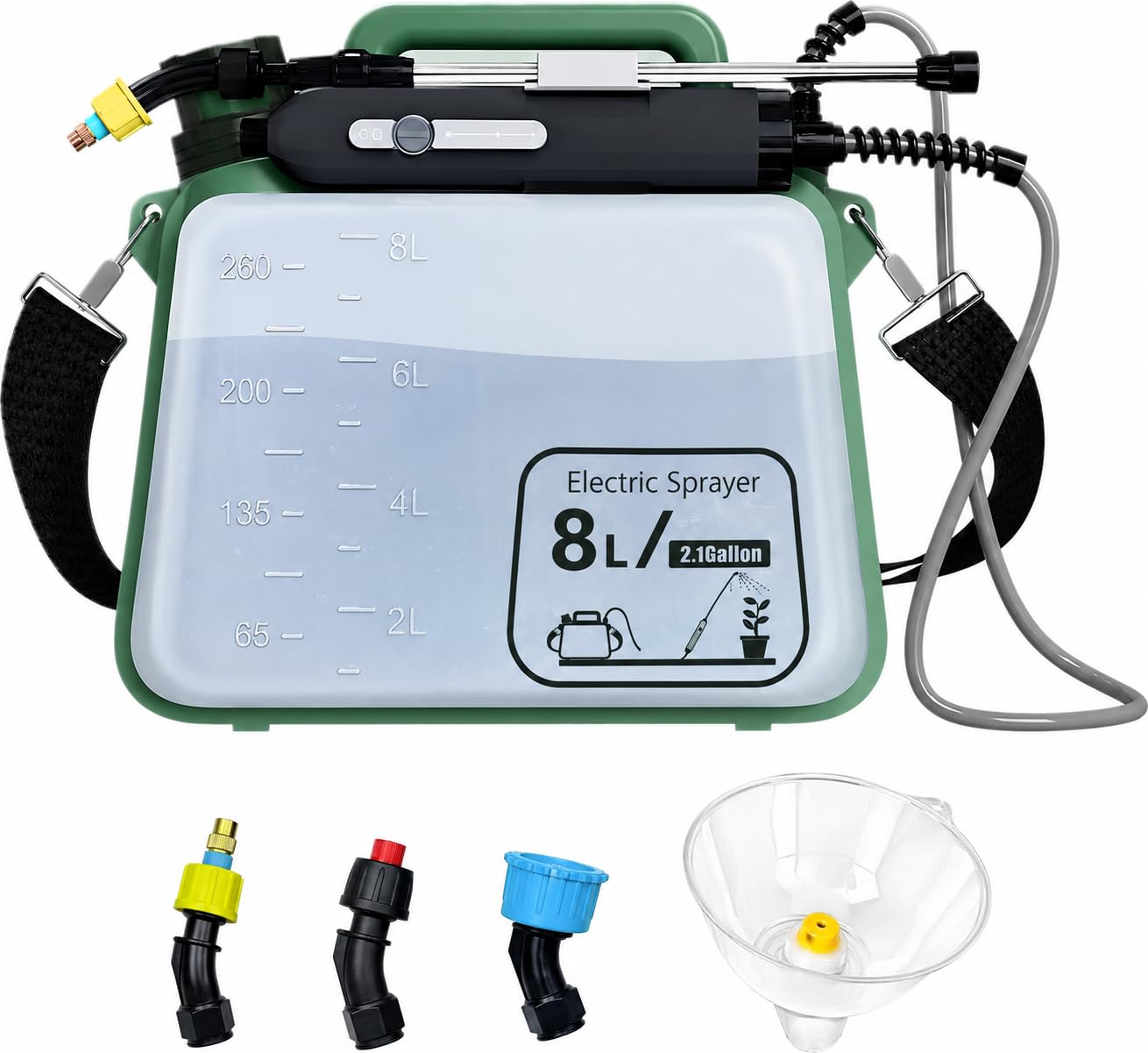 電動噴霧器 充電式 8L大容量 園芸用 除草剤散布 農薬散布 肩掛け式 家庭菜園 Amazon.co.jp: 電動噴霧器 充電式 8L大容量 園芸用 除草剤散布 農薬