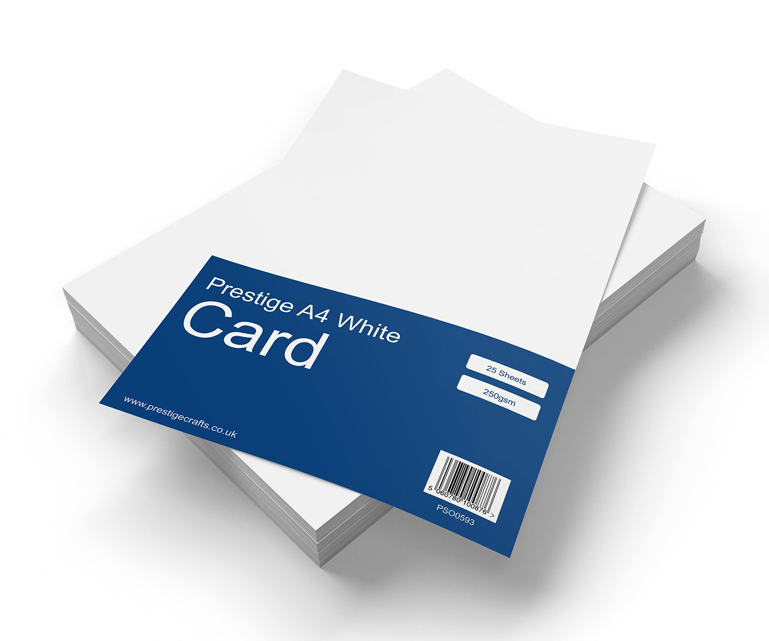 Prestige A4 White Card Pack - 250gsm - 25 Sheets