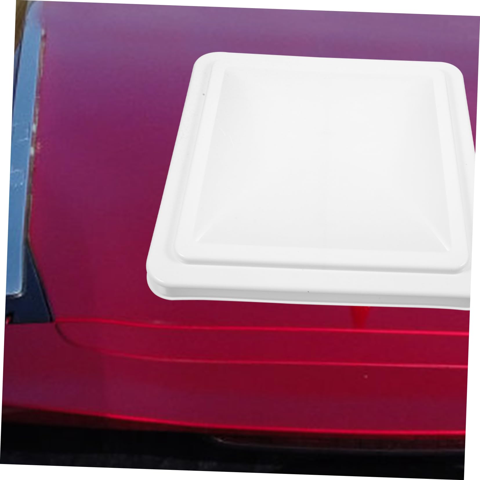 CHILDWEET Copertura in Plastica Bianca 14x14 Pollici Isolante Termico e Ventilazione Efficiente per Ventilazione Finestra Camper per Sfiato Bagno Rv