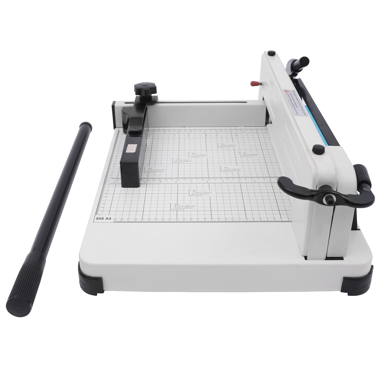 Taglierina per Carta Resistente da 400 Fogli - Taglierina a ghigliottina da 12 Pollici per Carta A4/B5/A5/B6/B7, Forniture per Ufficio, casa e Scuola