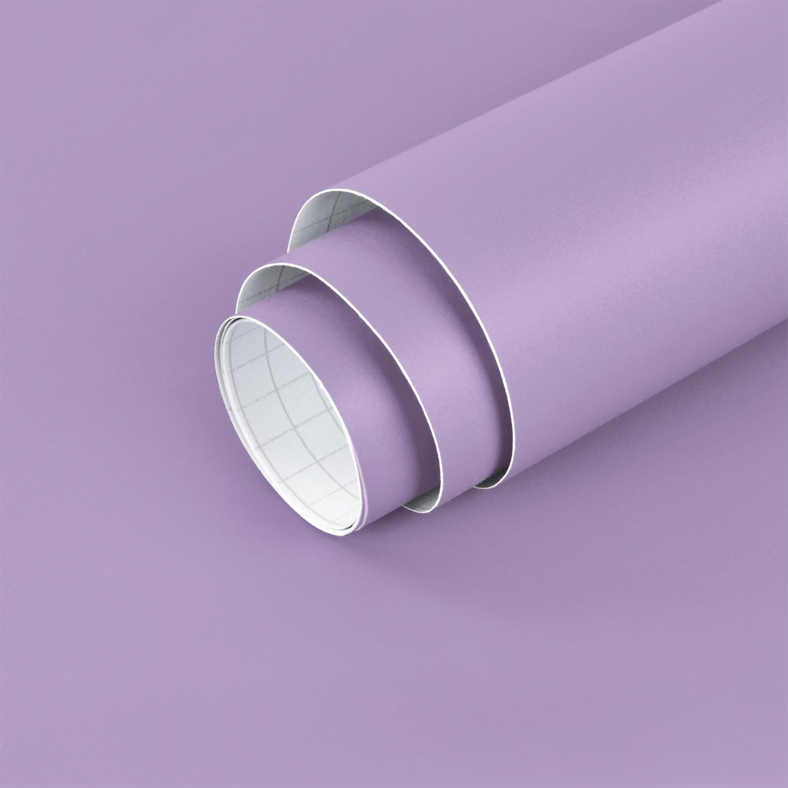 HotDecor Peel and Stick Purple Wallpaper for Living Room Furniture Vinyl Wrap For Kitchen Cupboards Plain Purple Sticky Back Plastic Roll Girls Wallpaper Worktop Wrap Wall Decor for Bedroom 60 x 300cm — image 1