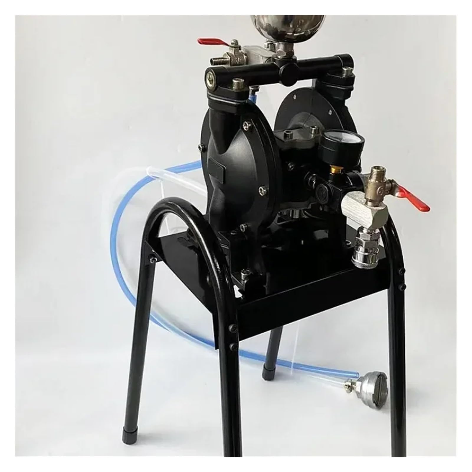 Bomba de diafragma, Bomba de diafragma neumática, bomba pistola pulverización automática pintura látex, aleación aluminio doble alto flujo(A-15)