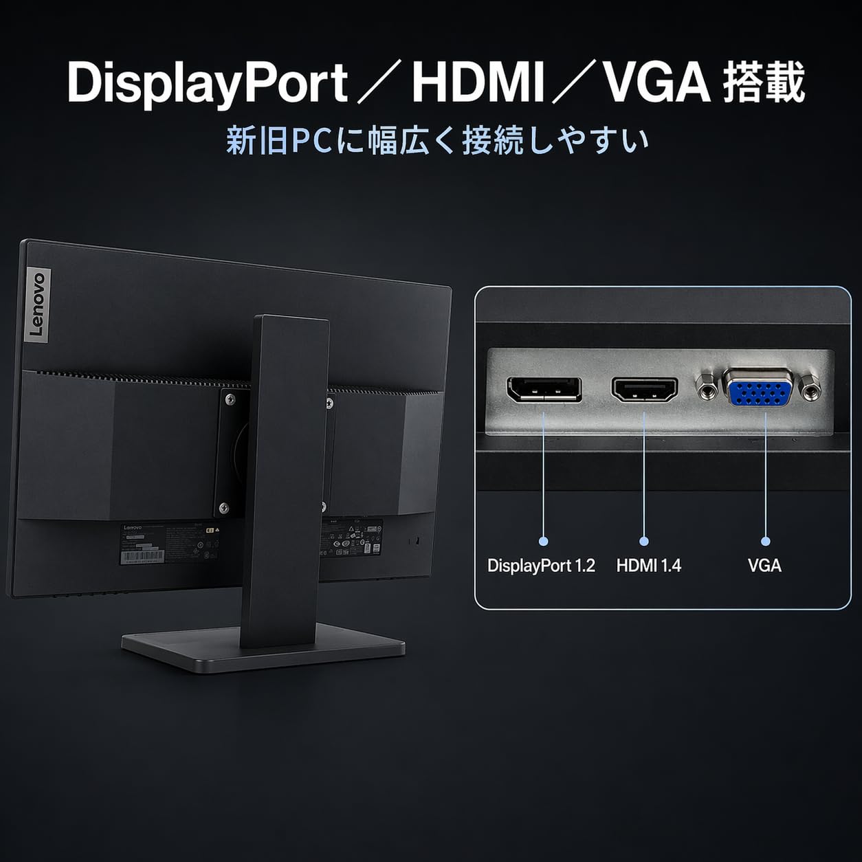 Amazon.co.jp: 【整備済み品】Lenovo ThinkVision E22-20 21.5インチ