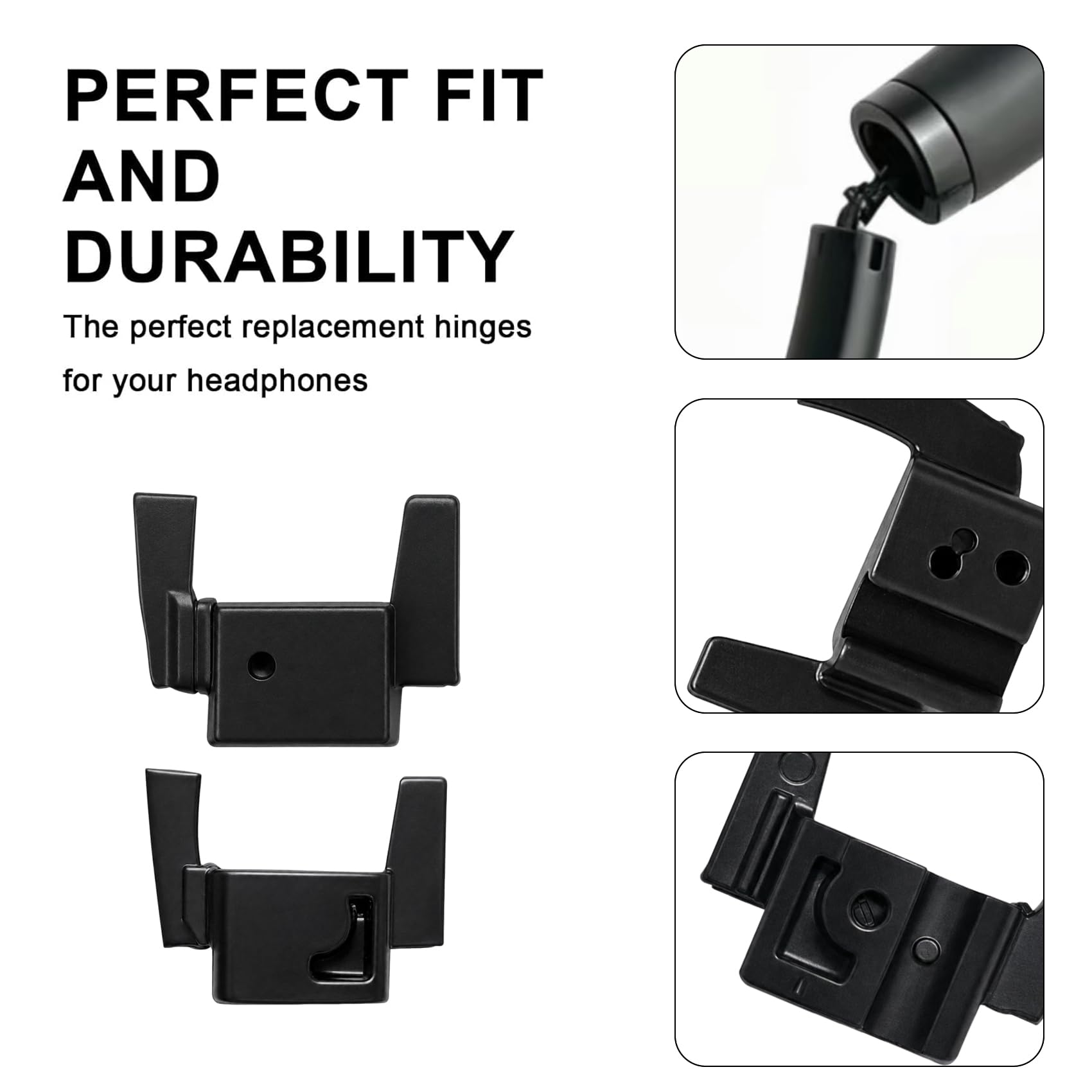 Adhiper Kit di riparazione fascia rotta per cuffie Sony WH-1000XM6, nero