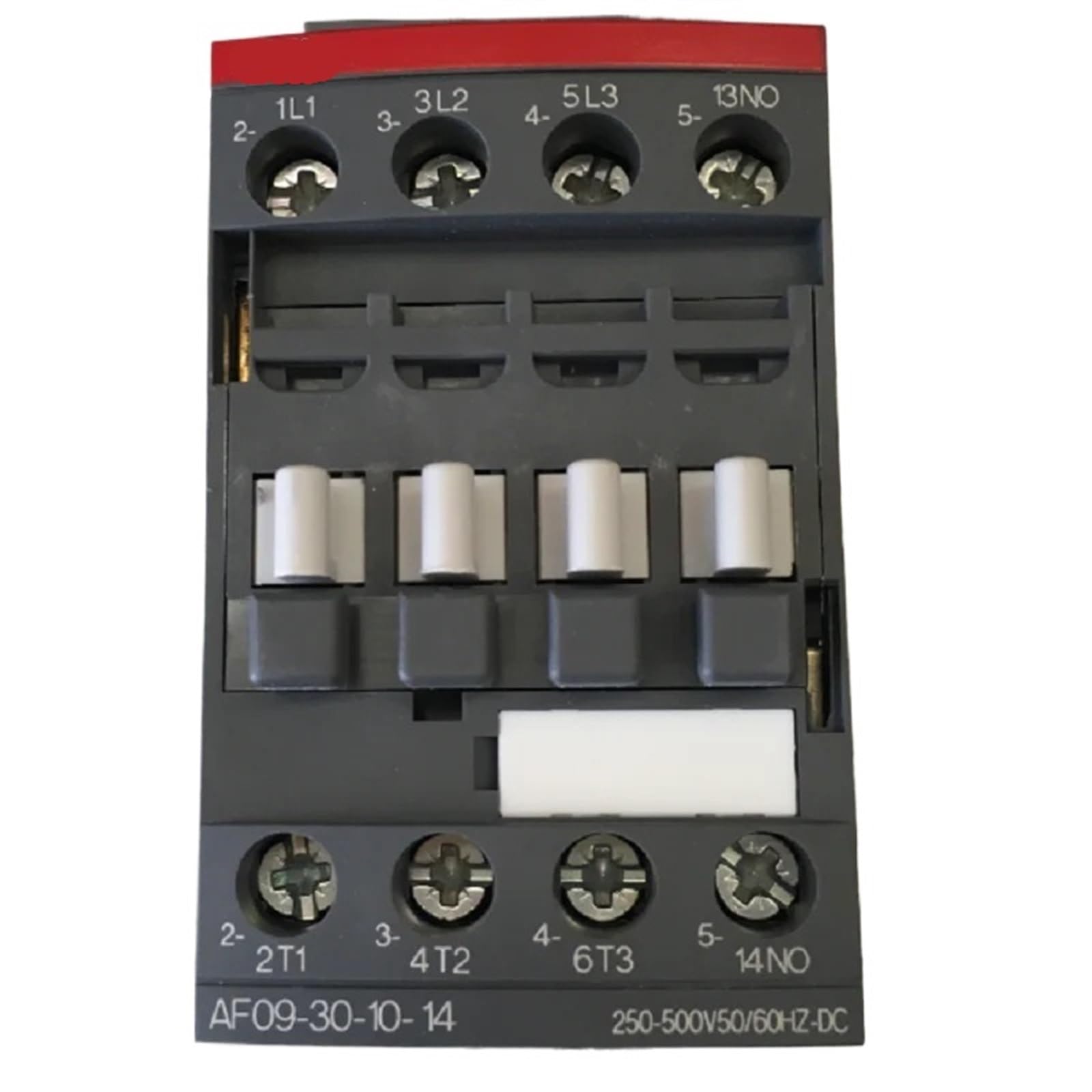 JJHQOKYNA 3-ploe Contactors AF AC/DC 1NC Or 1NO 50HZ/60HZ 48V~130V DC 48V-130V 9A 4kw AF09-30-10-12 AF09-30-01-12 1Pcs(AF09-30-01-14 1NC)