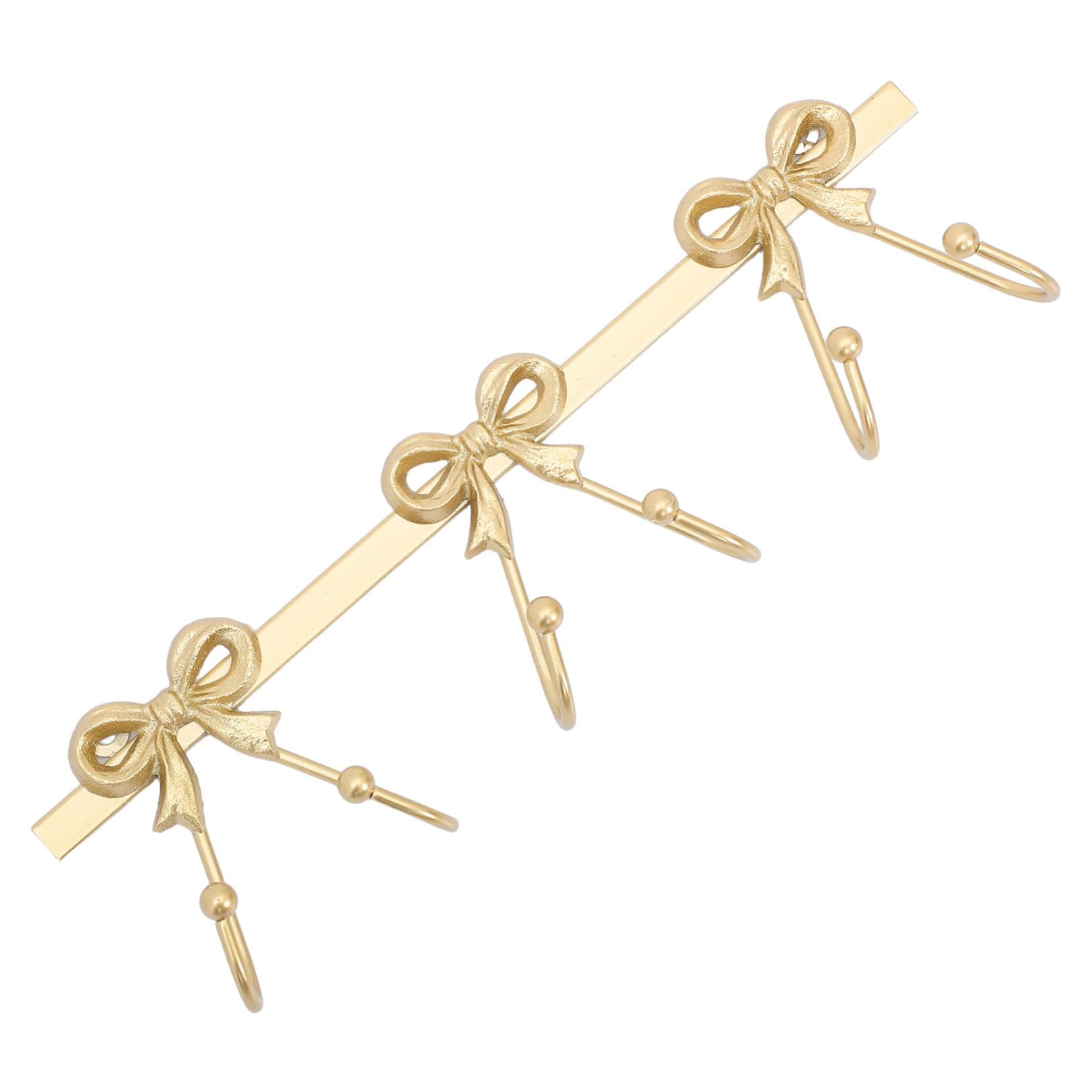 Operitacx Gancio da Parete in Metallo Color Oro con Nodo Porta Asciugamani in Stile Campagna e Porta Cappotti Decorativo Organizzatore da Parete Multifunzionale per Borse Cappelli e Chiavi